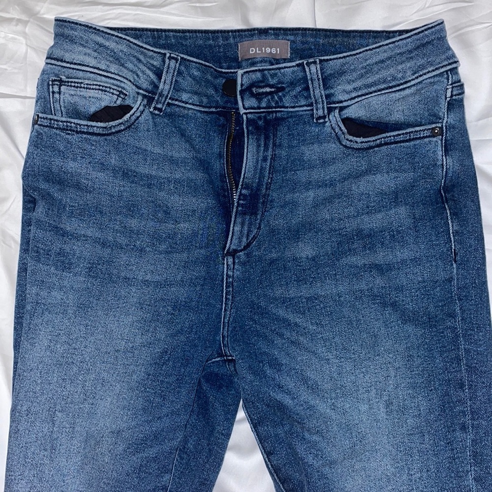 Dl1961 Hi-Rise Skinny Farrow Ankle Stretch Jeans